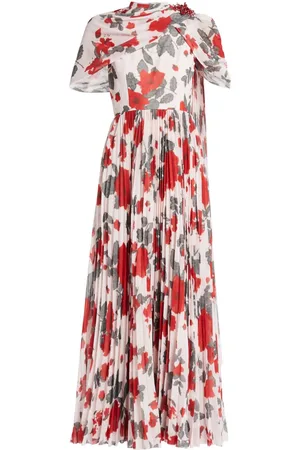 HUISHAN ZHANG Vestido largo con estampado floral