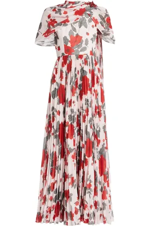 HUISHAN ZHANG Vestido largo con estampado floral