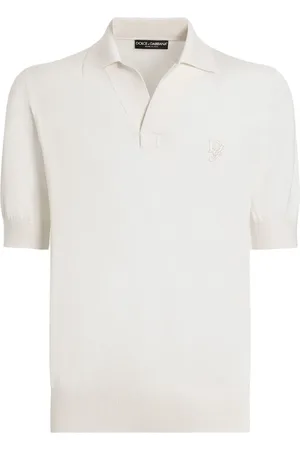 Dolce & Gabbana Playera tipo polo con logo bordado