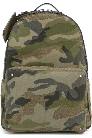 VALENTINO GARAVANI Mochila con estampado militar