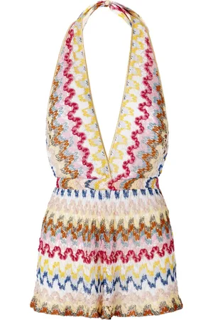 Missoni Jumpsuit corto con tejido en zigzag