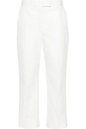 Thom Browne Pantalones de vestir con tiro alto