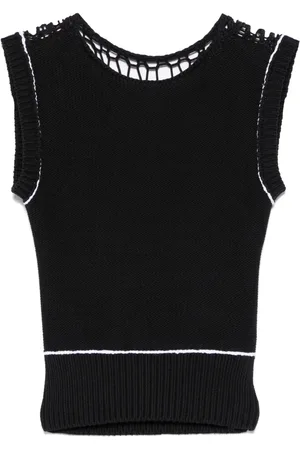 Maison Margiela Chaleco de tejido flojo