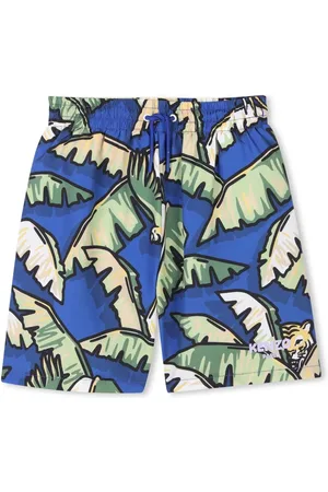 Kenzo Shorts de playa con estampado gráfico en toda la pieza