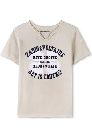 Zadig & Voltaire Playera con logo estampado