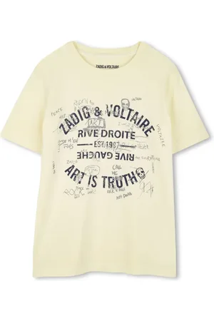 Zadig & Voltaire Playera con logo estampado