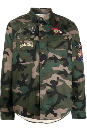 VALENTINO GARAVANI Camisa con estampado militar
