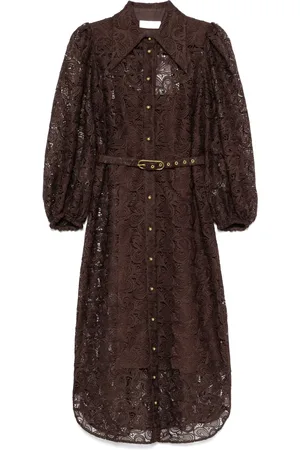 ZIMMERMANN Vestido midi Illustration