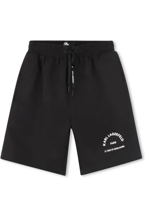 Karl Lagerfeld Shorts de playa con logo estampado
