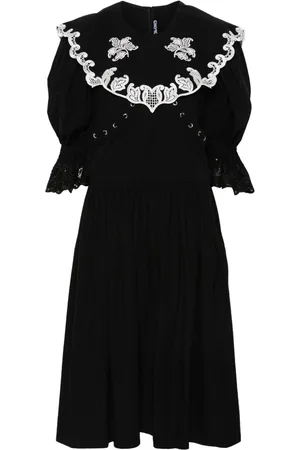 Chopova Lowena Vestido con bordado floral