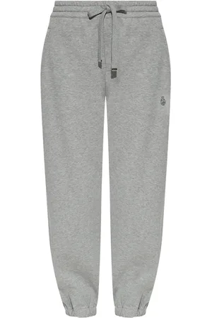 Alexander McQueen Pants con logo bordado