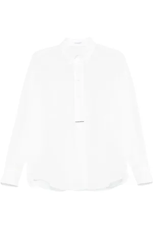 Brunello Cucinelli Blusa con detalle de cadena Monili