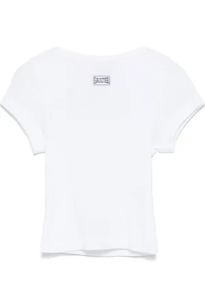 Jean Paul Gaultier Playera con parche del logo