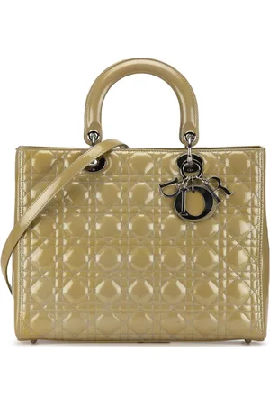 Dior Bolsa satchel Large Patent Cannage Lady Dior 2010