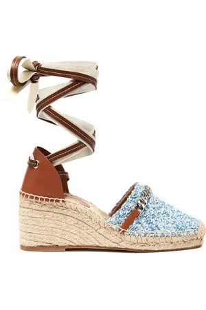 Stella McCartney Alpargatas Gaia Denim Boucle