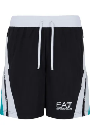 EA7 Shorts deportivos con logo estampado