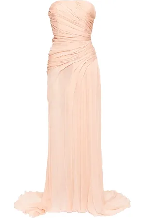 ERMANNO SCERVINO Vestido de fiesta strapless con diseño drapeado