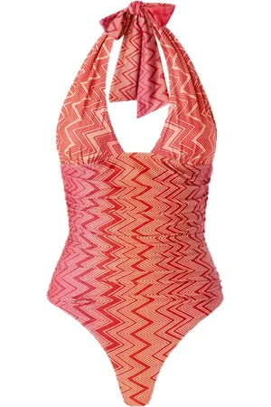 Missoni Traje de baño con estampado en zigzag