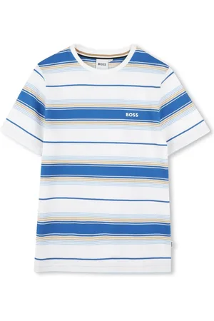 HUGO BOSS Playera con rayas estampadas
