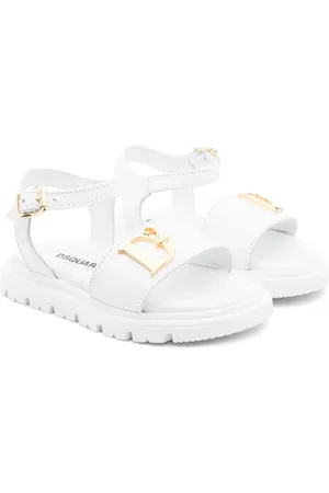 Dsquared2 Sandalias con placa del logo
