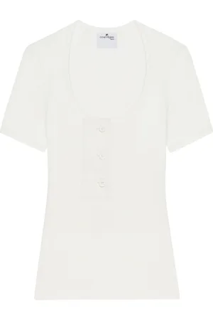 Courrèges Playera Oblique años 90