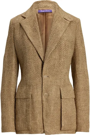 Ralph Lauren Blazer con motivo pied de poule