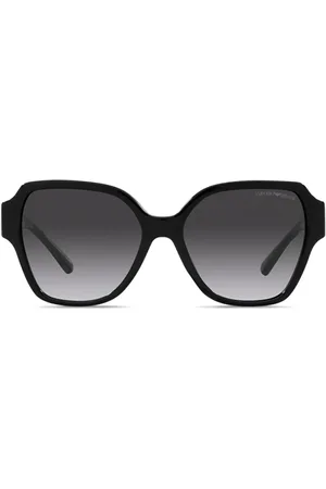 Emporio Armani Lentes de sol con armazón estilo mariposa