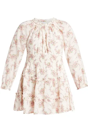 LOVESHACKFANCY Vestido corto con estampado floral