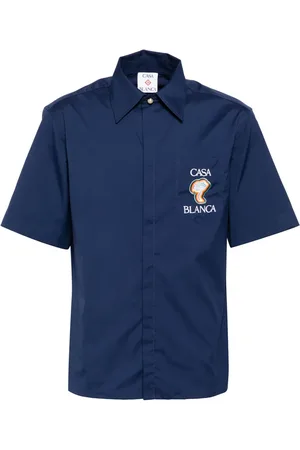 Casablanca Camisa con logo bordado