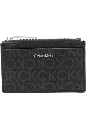 Calvin Klein Tarjetero con logo estampado