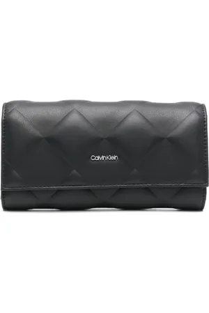 Calvin Klein Cartera con capitonado de rombos