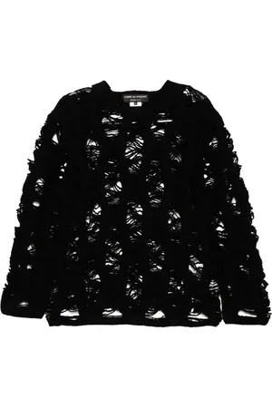 Comme des Garçons Suéter con efecto rasgado