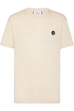 Philipp Plein Playera con cuello redondo