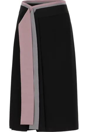 Fendi Falda de seda