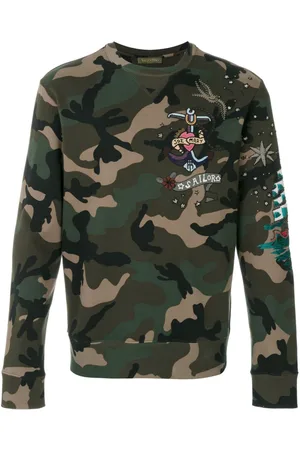 VALENTINO GARAVANI Sudadera con estampado militar