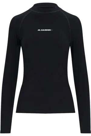 Jil Sander + logo-print top