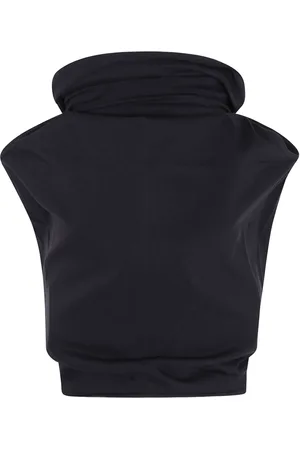 Rick Owens Top con cuello alzado