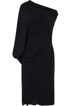 Rick Owens Vestido corto con hombro descubierto