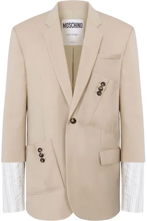 Moschino Blazer con diseño deconstruido