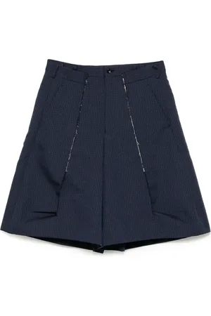 Comme des Garçons Shorts de vestir con efecto envejecido