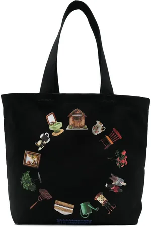 J.W.Anderson Tote con parche del logo