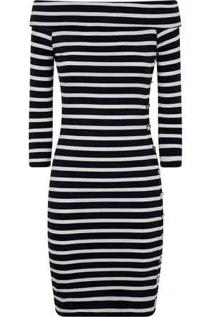 Ralph Lauren Vestido midi con rayas estampadas