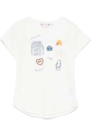 BONPOINT Playera con estampado gráfico