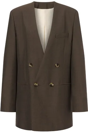 Serafini Blazer sin solapas con doble botonadura