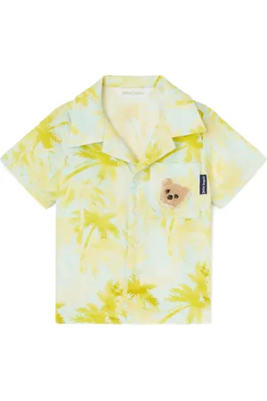 Palm Angels Camisa con palmeras estampadas