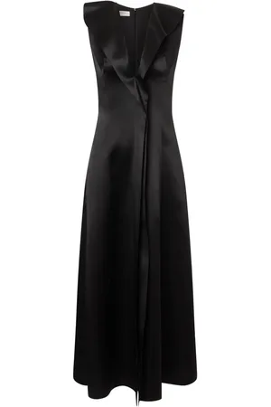 Serafini Vestido midi de satén