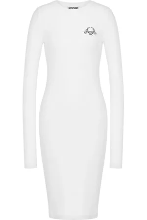 Moschino Vestido corto con logo estampado