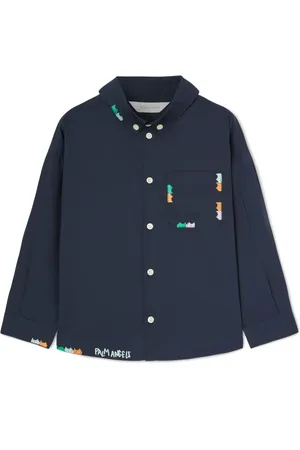 Palm Angels Camisa con logo bordado