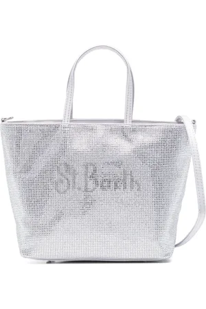 MC2 SAINT BARTH Tote mini con detalles de strass