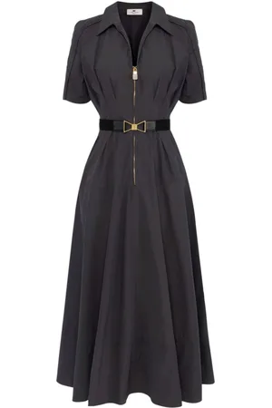 Elisabetta Franchi Vestido midi con diseño circular